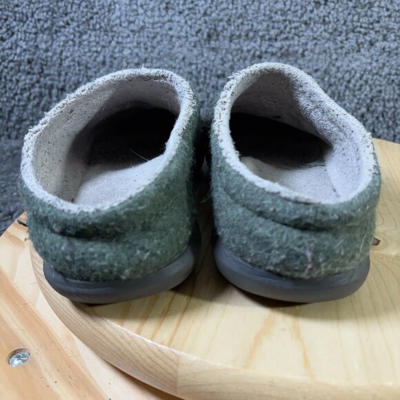 LL Bean Daybreak Scuffs Wool Slipper Womens Sz 8 Moose Slip On Comfort Clog Mule - Picture 4 of 7
